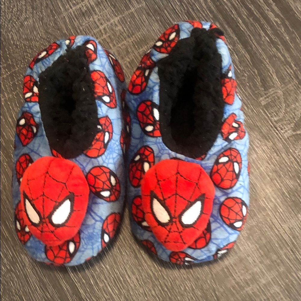 Spider-Man Kids One Piece Slippers - Blue and Red